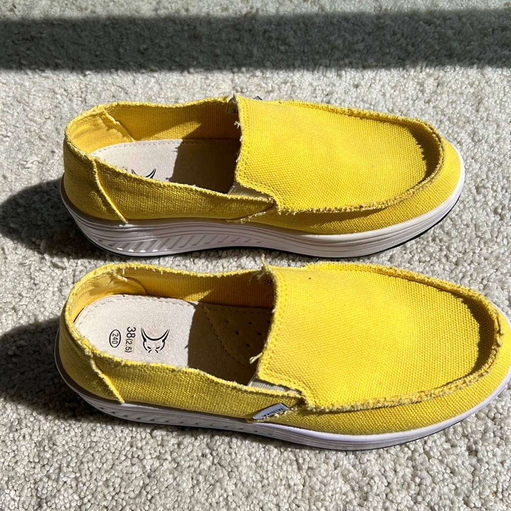 Minika sneakers size 7 (38) bright yellow